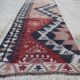 Vintage Turkish hallway rug 86x357 cm
