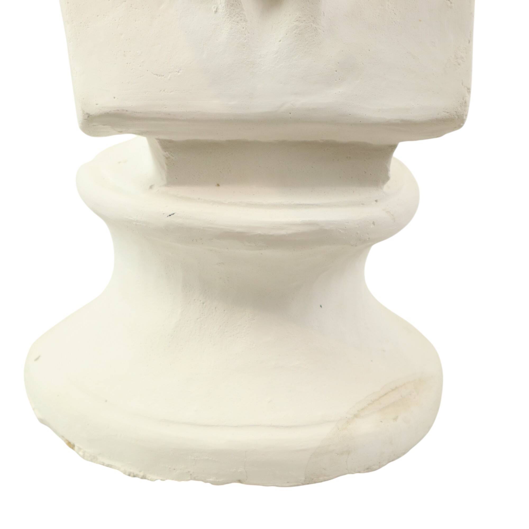 Large Classical Bust Bust Old Man Plaster 51cm