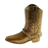 Vintage Santiag gilded bronze pencil pot