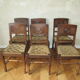 6 "string" chairs