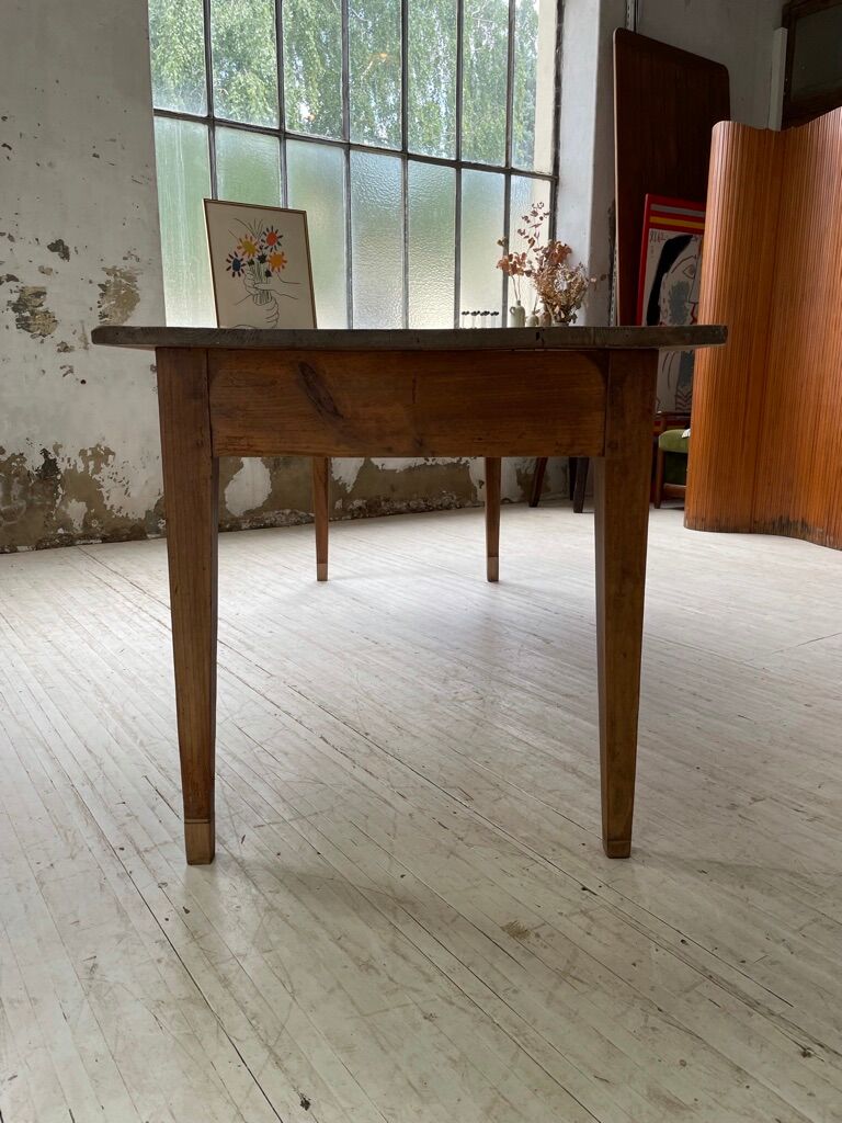 Farm table pine and walnut 2m
