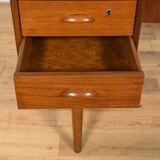 Bureau vintage Boomerang en teck par Peter Løvig Nielsen, Danemark, 1970