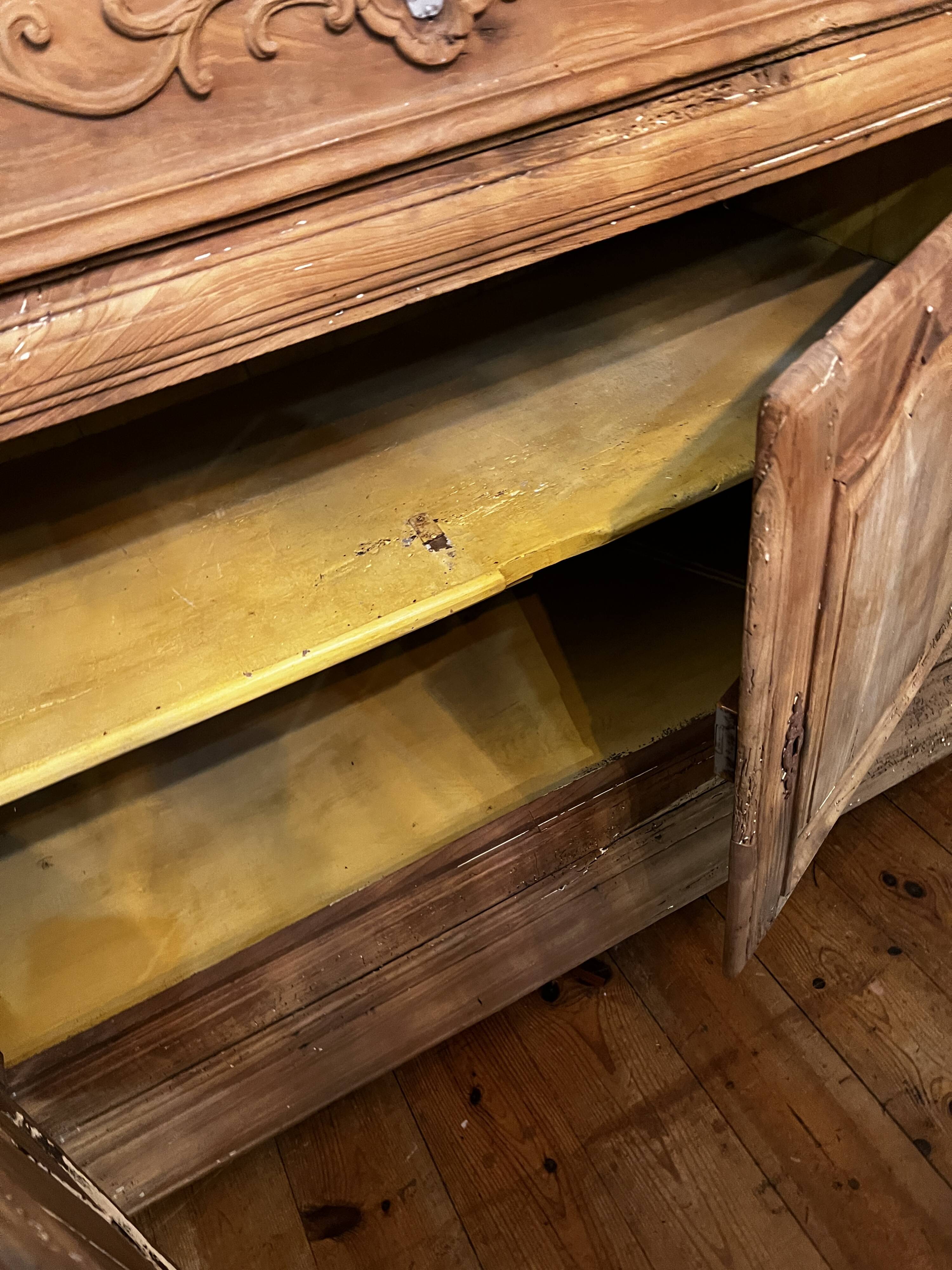 Two bodies cherry wood buffet