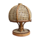 Vintage rattan lamp