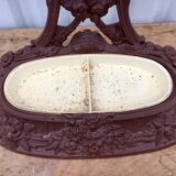 Alfred Corneau Brothers Charleville's coat holder in 19th century cast iron