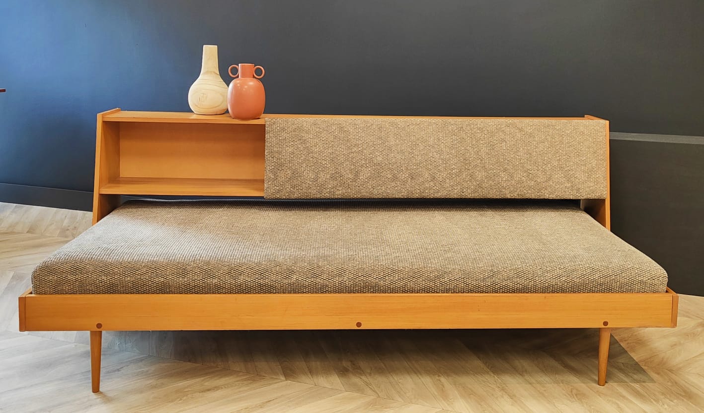 Mid century sofa bed vintage
