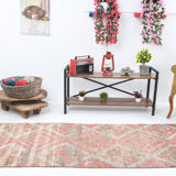 3x10 Geometric Oushak Runner Rug