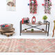 3x10 Geometric Oushak Runner Rug