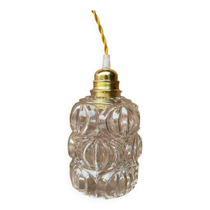 suspension globe en verre