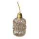 Vintage structured glass pendant globe.