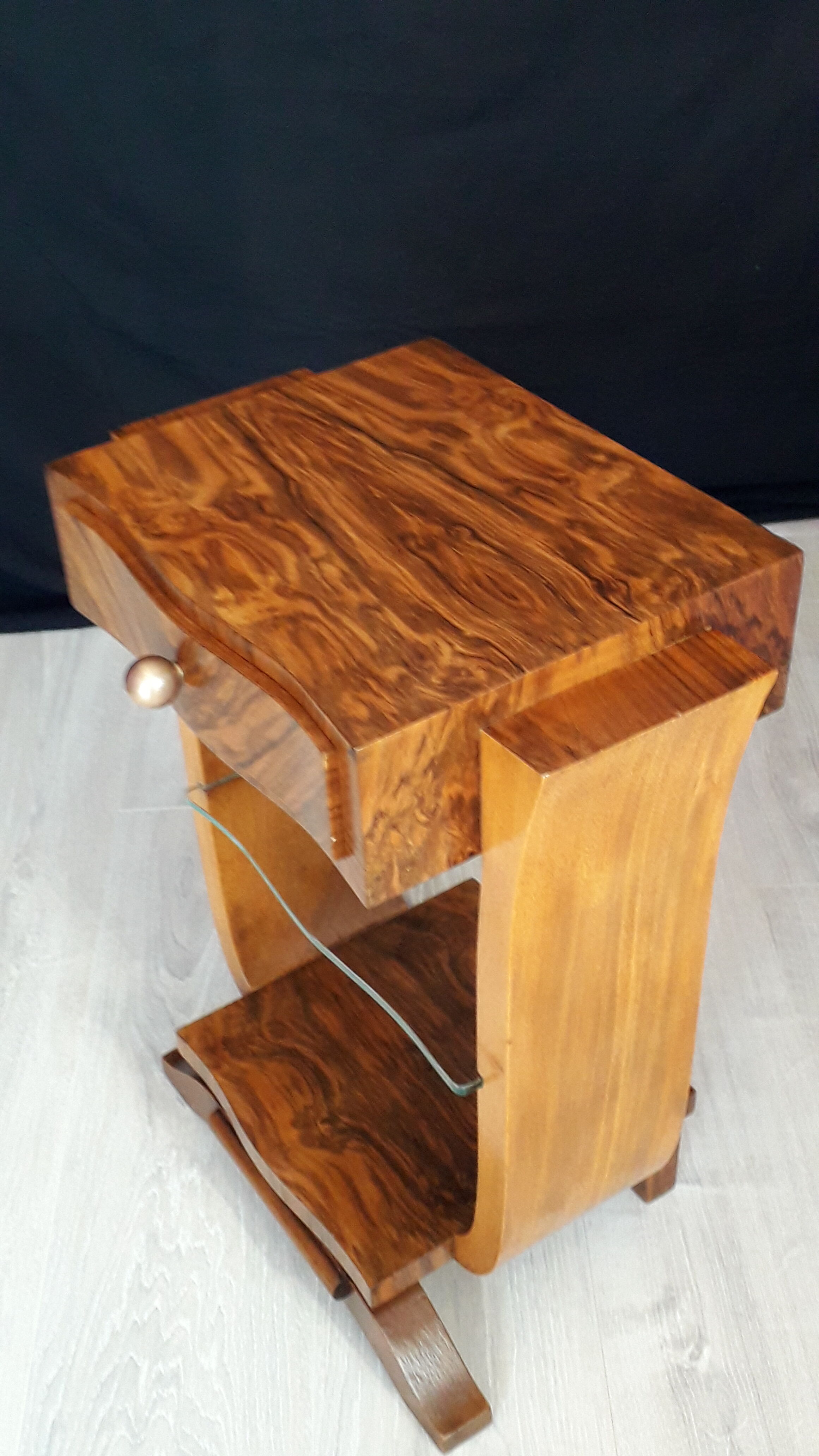 Art Deco bedside pair