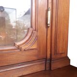 Large walnut library XIX°