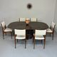 Vintage 80s Italian design marble dining table