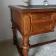 Office minister in walnut style Louis Philippe XXème