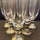 Ensemble de 6 flûtes à champagne en cristal
