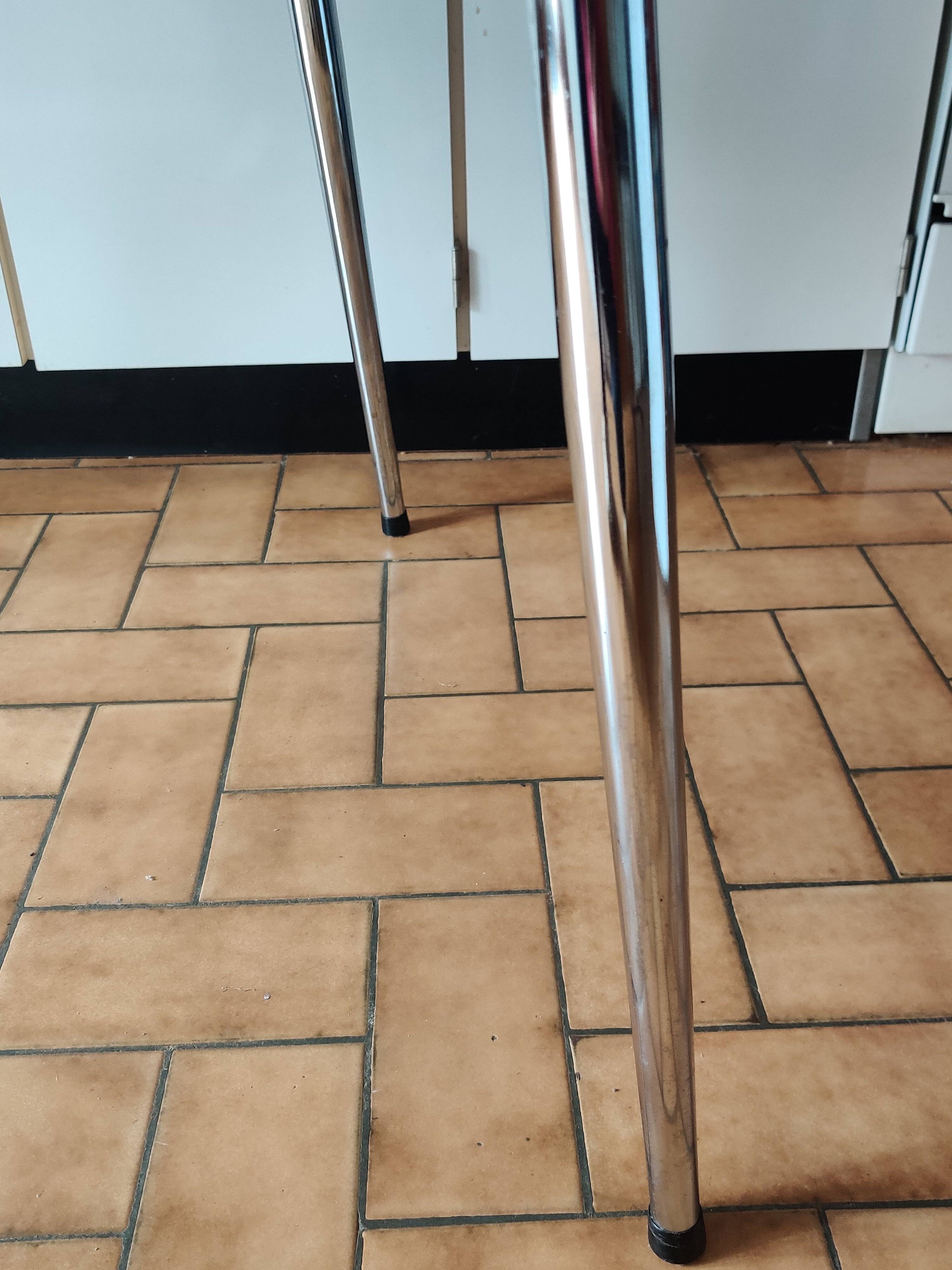 Vintage brown formica table