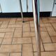 Vintage brown formica table