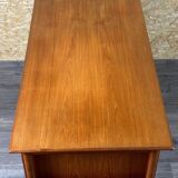 60er 70er Jahre Teak Writing Desk Schreibtisch von Gunnar Nielsen für Tibergaard