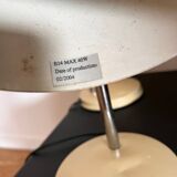 Paire de lampe tôle beige