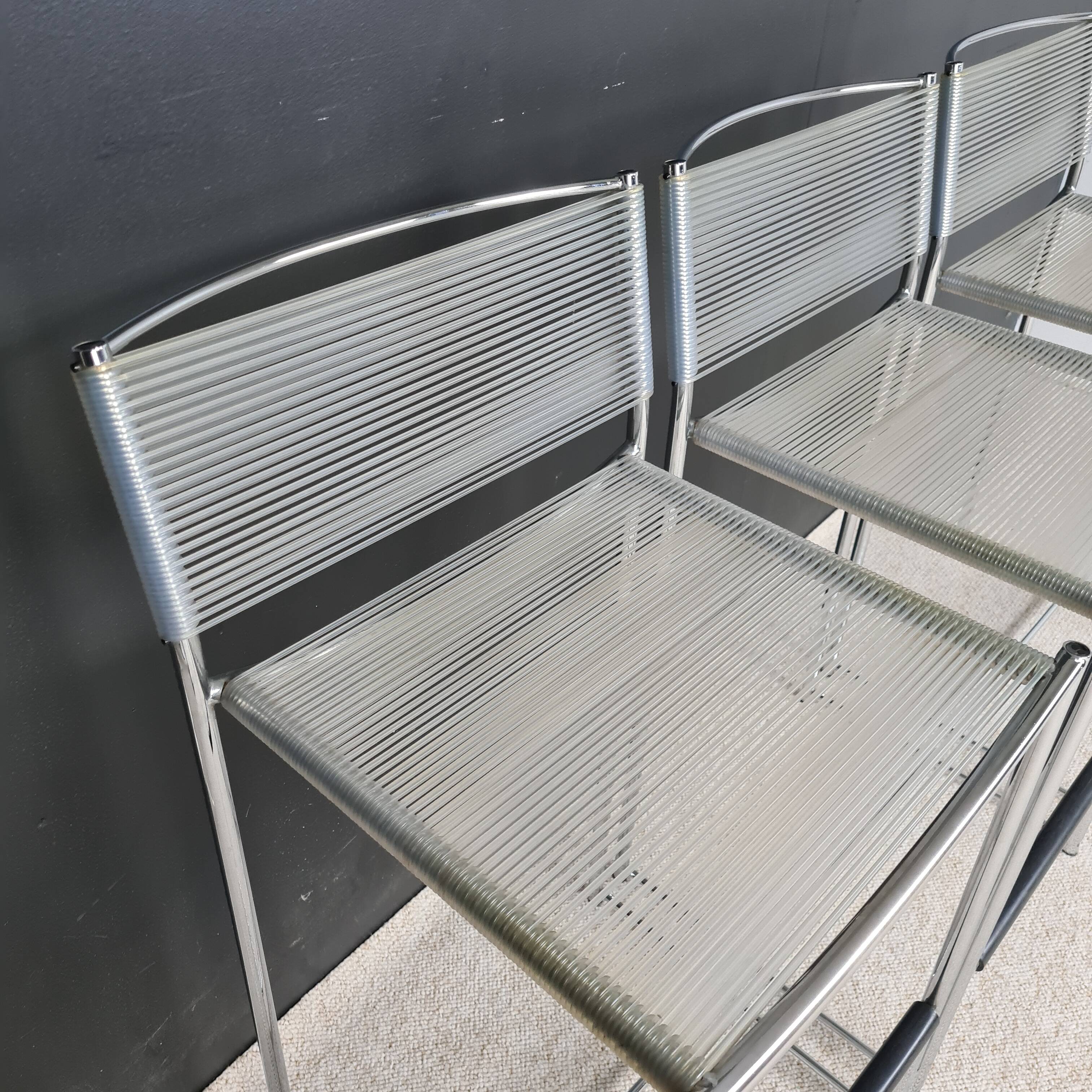 Chaises de bar "spaghetti " Giadomenico Belotti