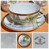 Service à thé et café porcelaine fine chinoise