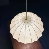 Modern mid-century Cocoon pendant lamp by Friedel Wauer for Goldkant Leuchten, Germany, 1960s.