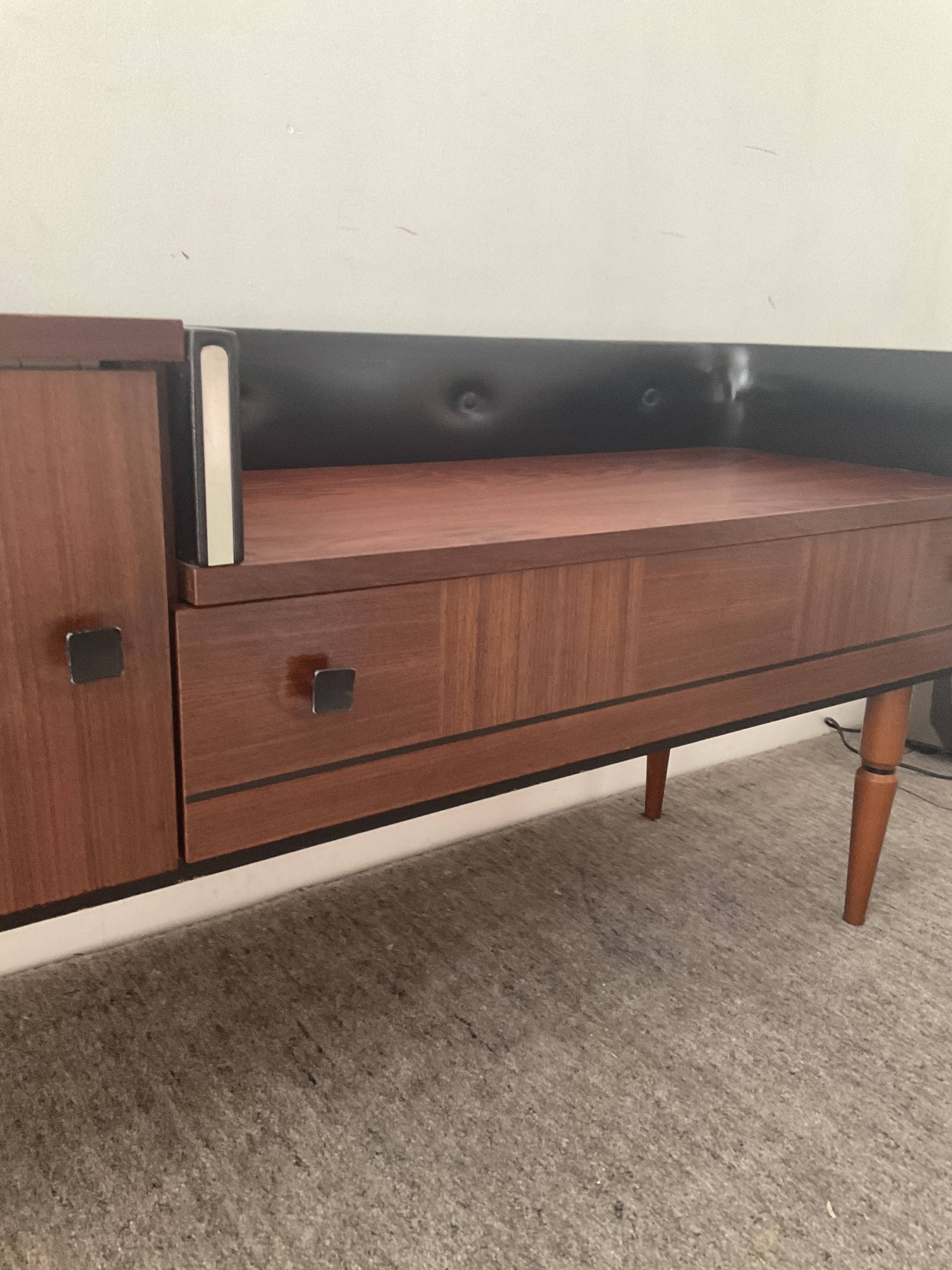 Enfilade teak TV cabinet from the 60s