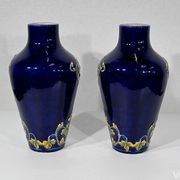 Paire de vases en céramique, art nouveau - 1900