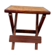 Cannage sitting stool