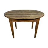 Oval old farmhouse table