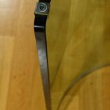 Oval Glass Table, attributed to Fiam, Italy – 1980