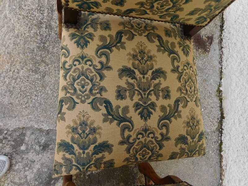 Series of 6 louis Xlll chairs in sheep bone