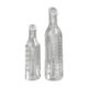 2 old graduated pharmacy bottles