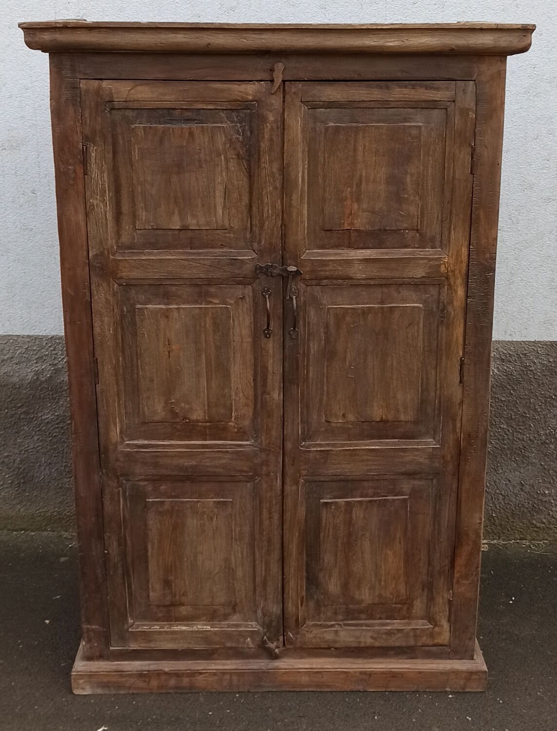 Old wooden wardrobe