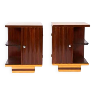 paire de table de chevet art deco