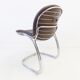 Rima Sabrina set of 4 leather dining chairs by Gastone Rinaldi