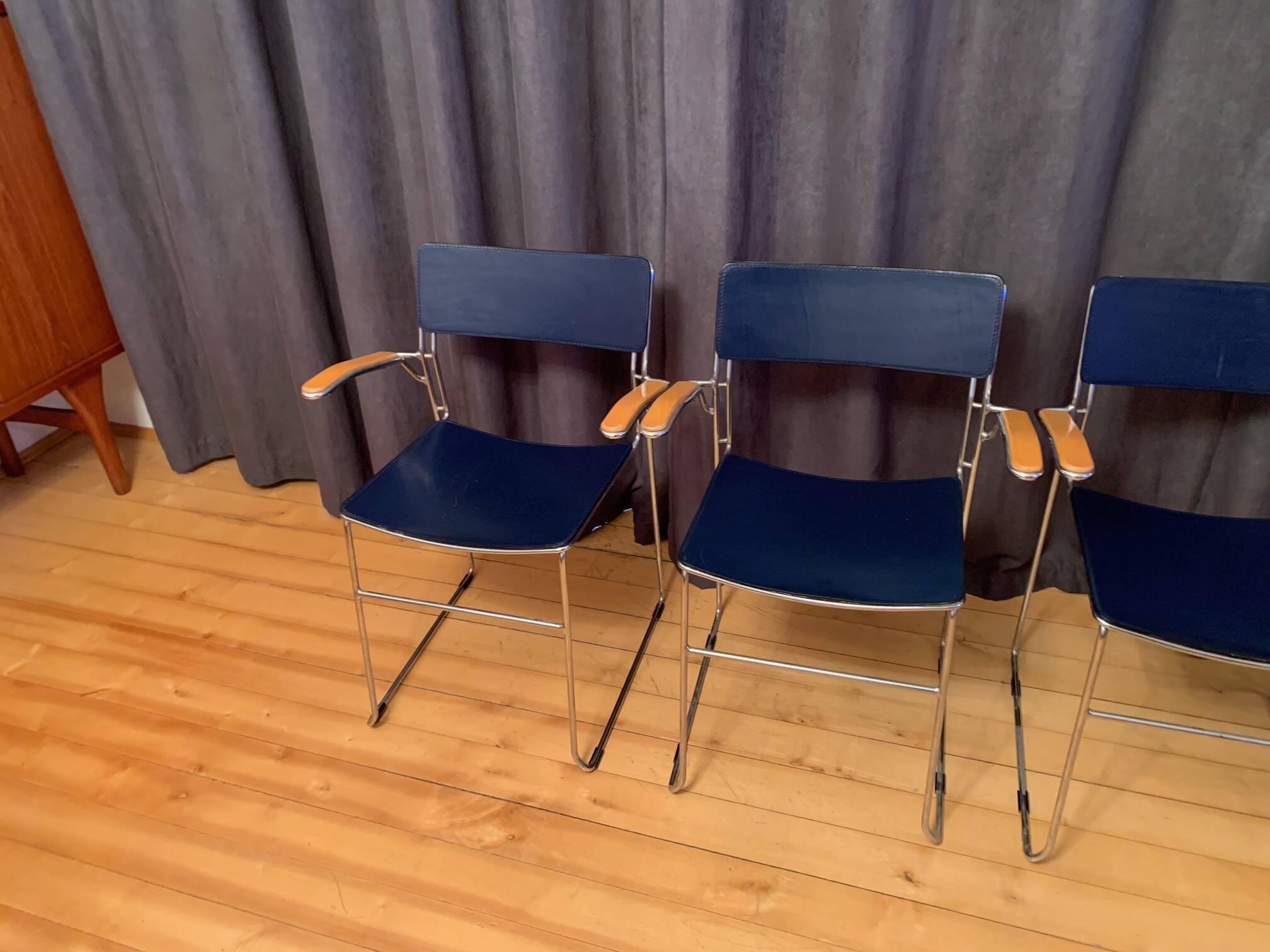 Set of four Sultana chairs, Arrben, Italy, 1970s/1980s