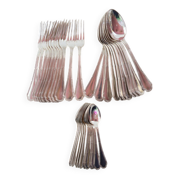 Cutlery set for 12 Ercuis “Trianon”, circa 1940 (40 pieces)