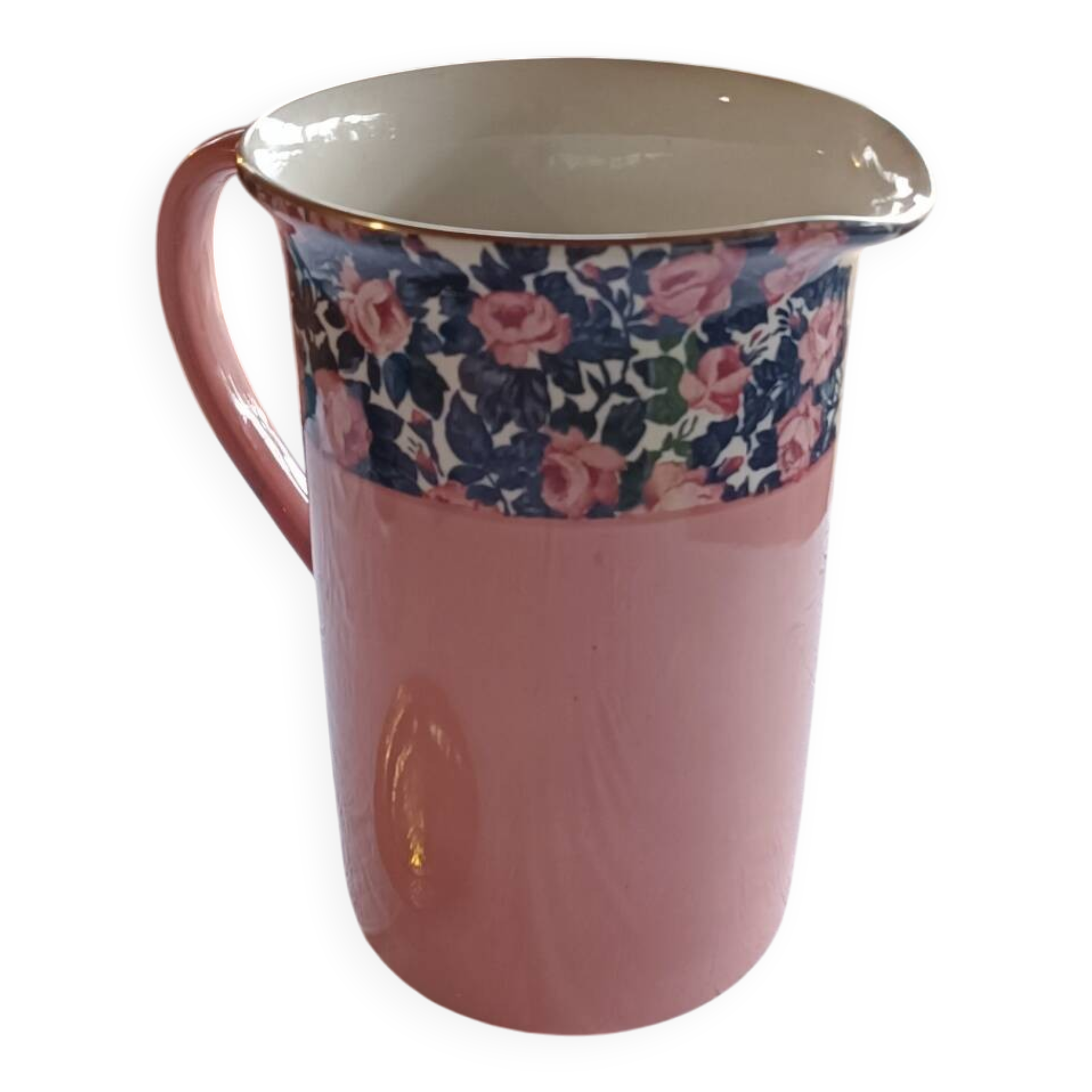 Antique ceramic water jug by W Bennett Hanley (1882-1922),