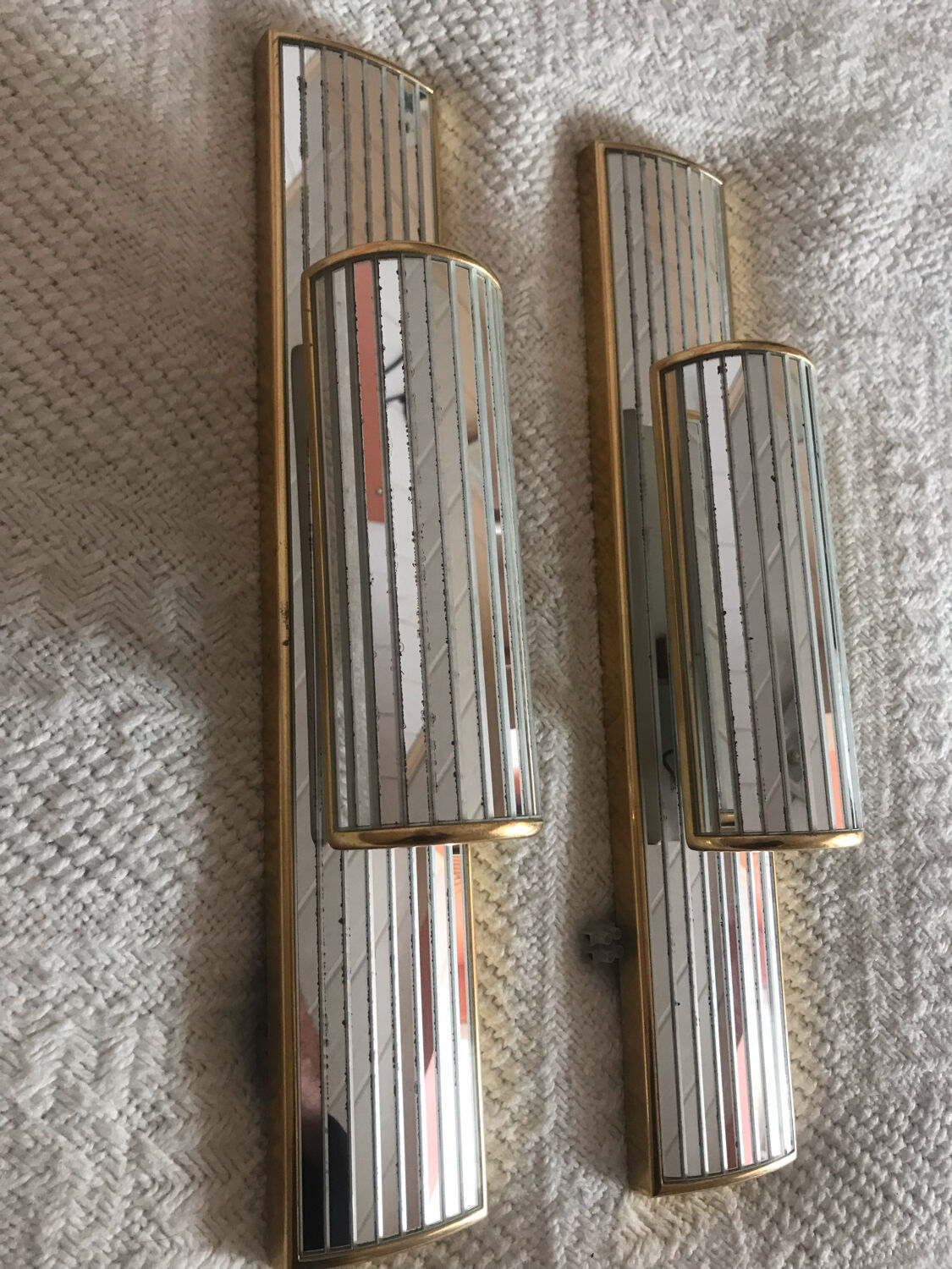 Pair of wall lamps year 70