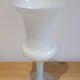Vase coupe opaline blanche