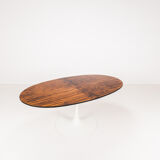 Oval dining table in rosewood by Maurice Burke for Arkana, England, 1960s