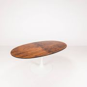 Oval dining table in rosewood by Maurice Burke for Arkana, England, 1960s