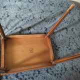 Side table solid wood varnished