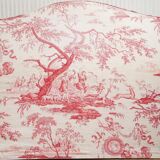 Tête de lit toile de Jouy