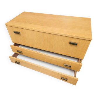 Vintage Chest of Drawers, 1970s, Czechoslovakia – Light Finish