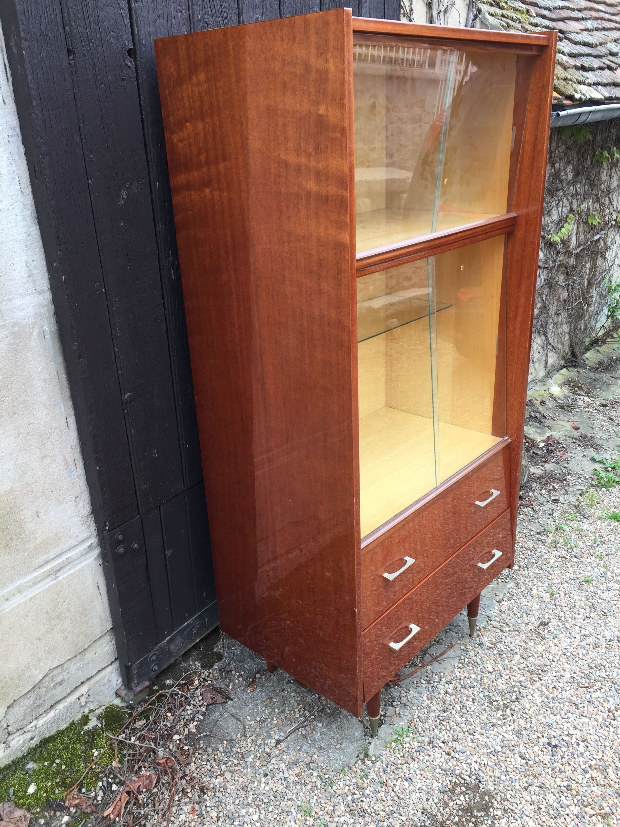 Library display case vintage