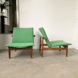Pair of Finn Juhl Armchair model “Japan” France & Son