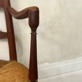 Provençal straw armchair from the 18th century