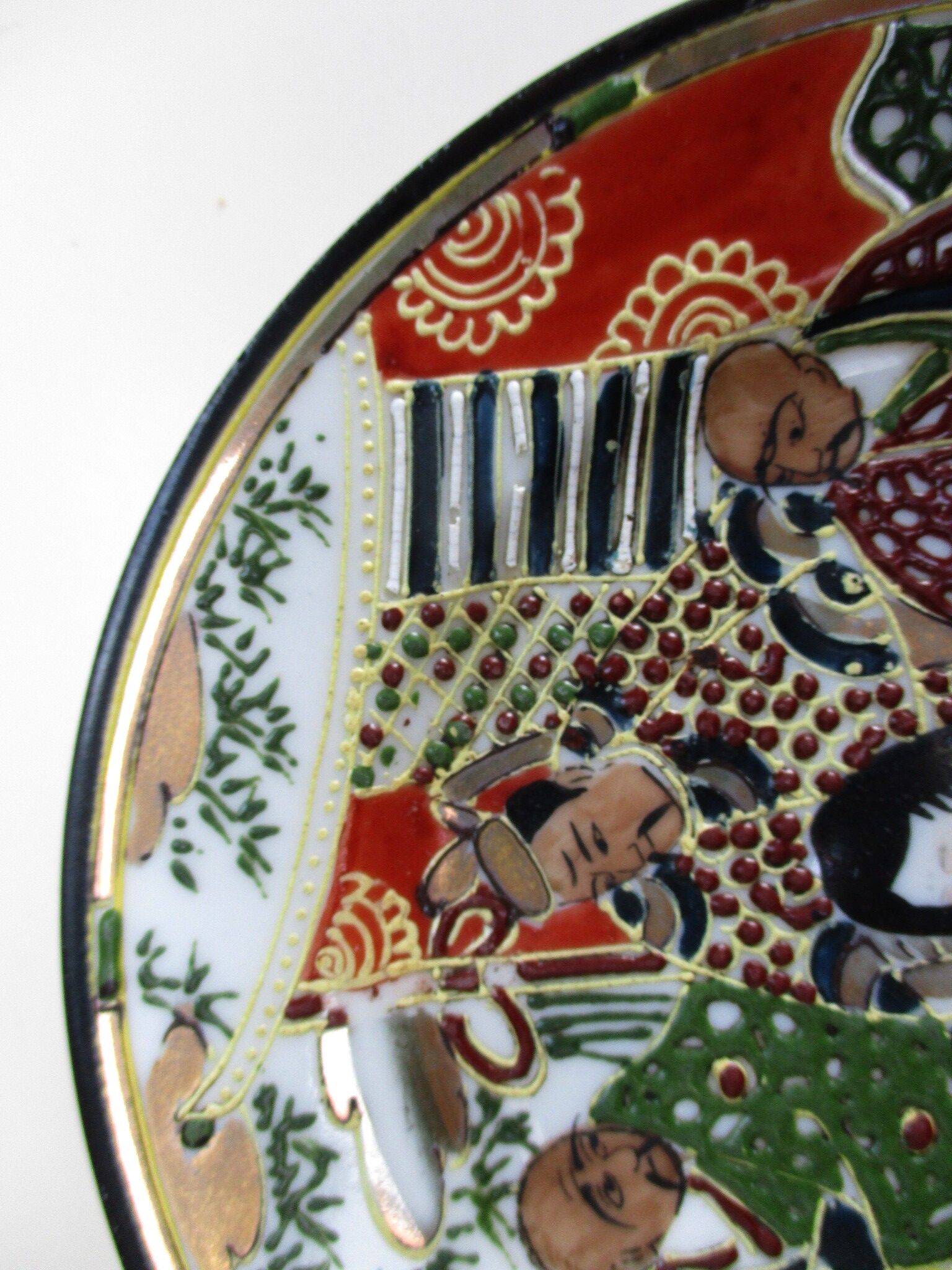 Assiettes porcelaine du japon satsuma